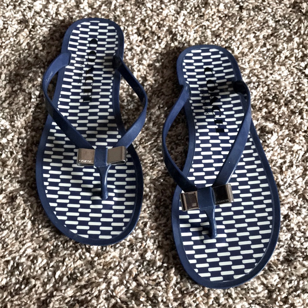 COACH Landon Jelly Flip Flops
